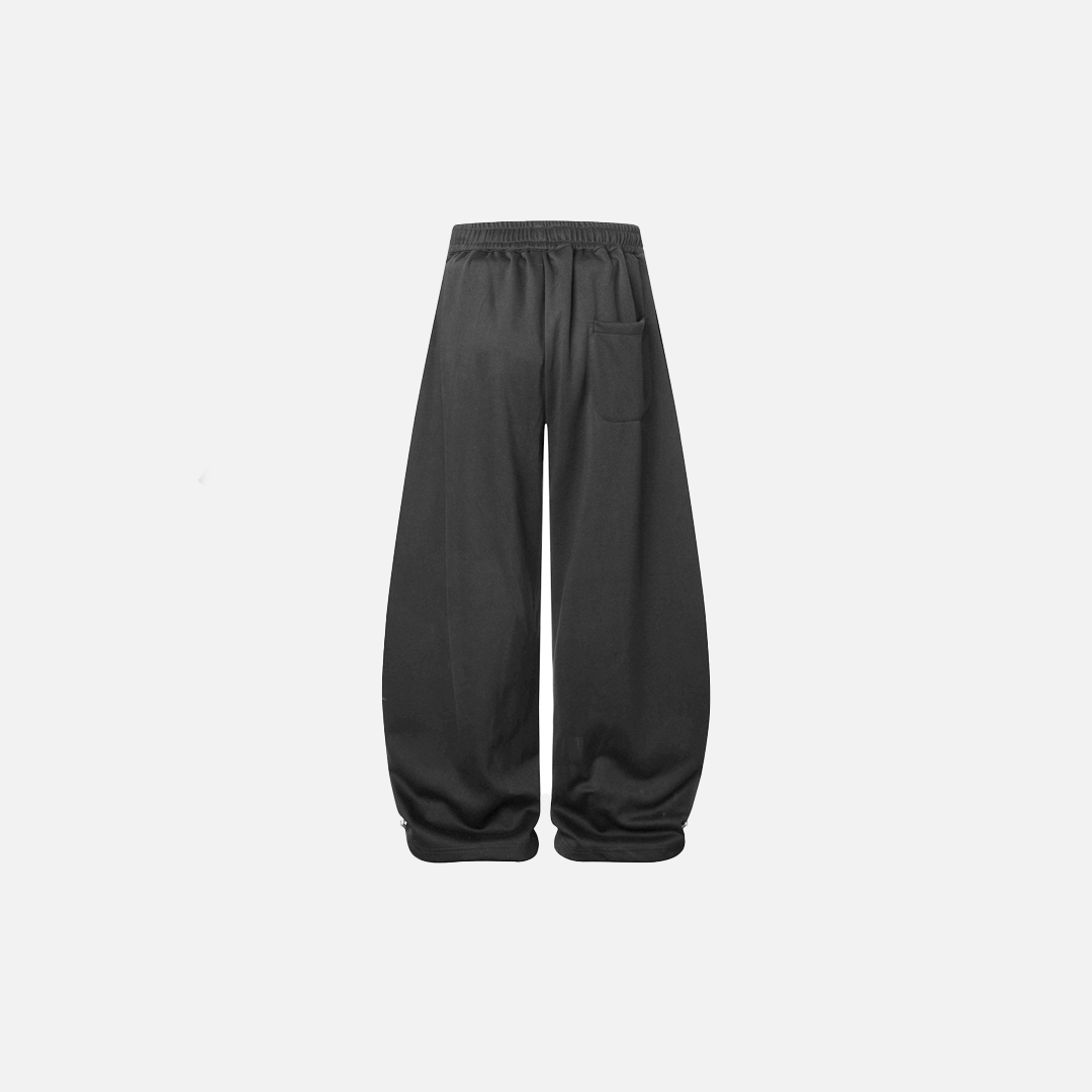 UrbanLaws Sokak Modası Geniş Paça Şeritli Athleisure Pantolon