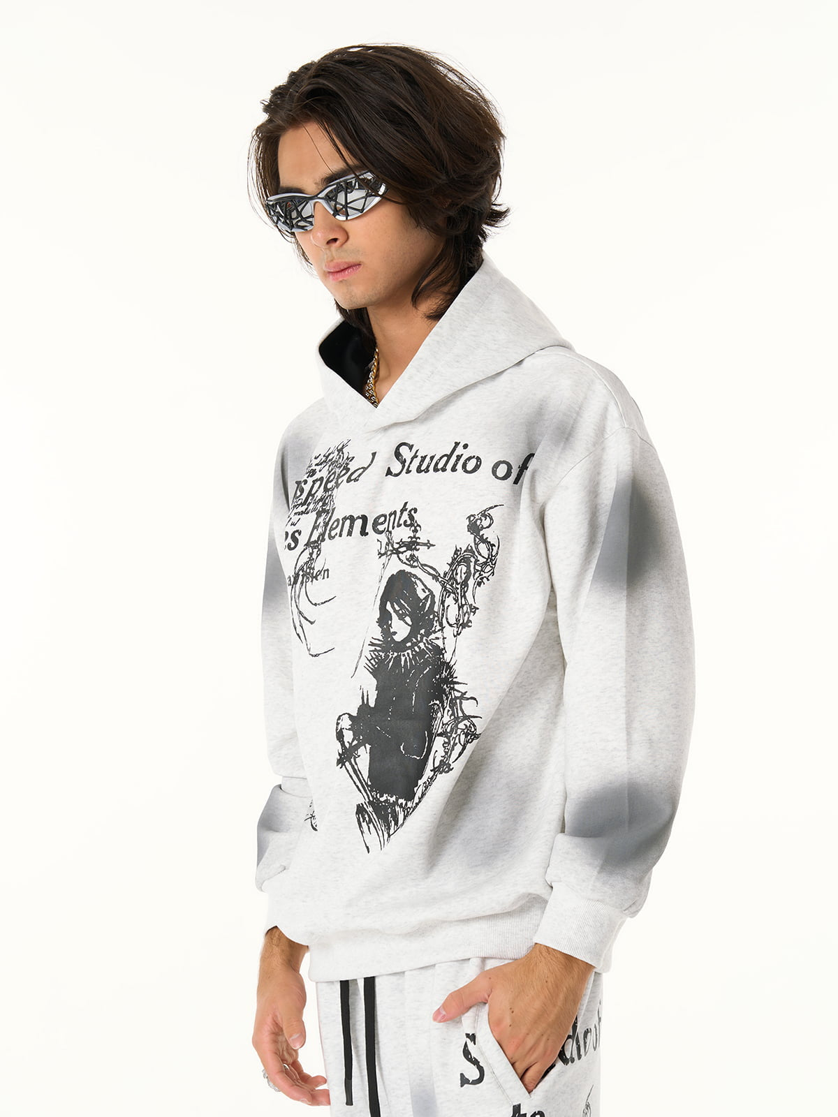 Limited Edition Graphic Hooded Ceket
