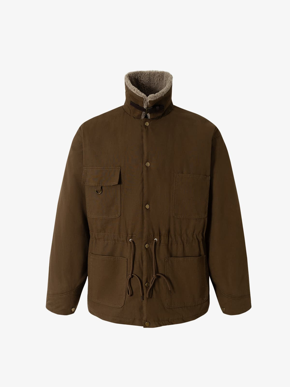 Vintage Parka | Detaylı Kuzu Fleece