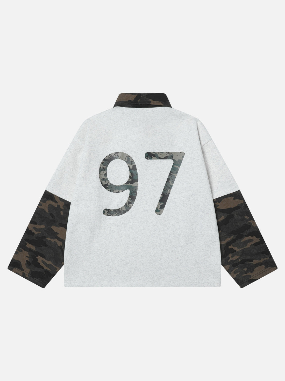 UrbanLaws Sokak Modası Oversized Long Sleeve Polo Tee