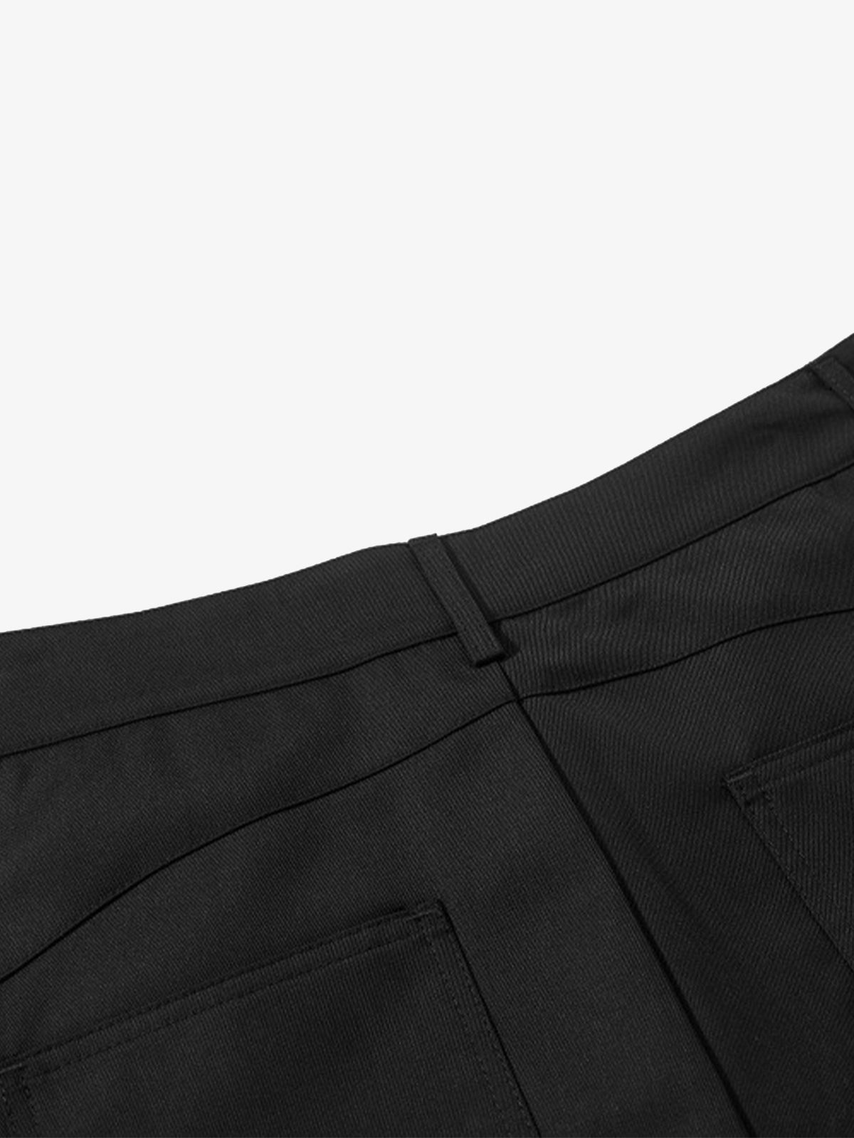 Çift Kemerli Barrel Pantolon | Panelli & Askılı