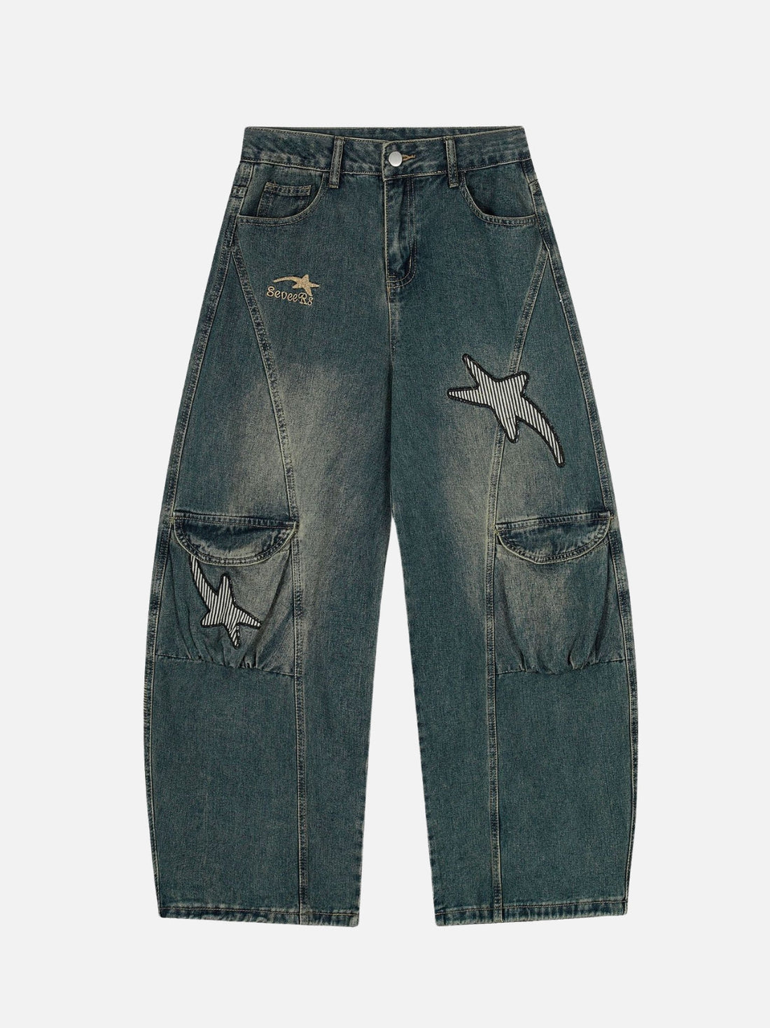 UrbanLaws FALSTAR Baggy Grafik Detaylı Jean
