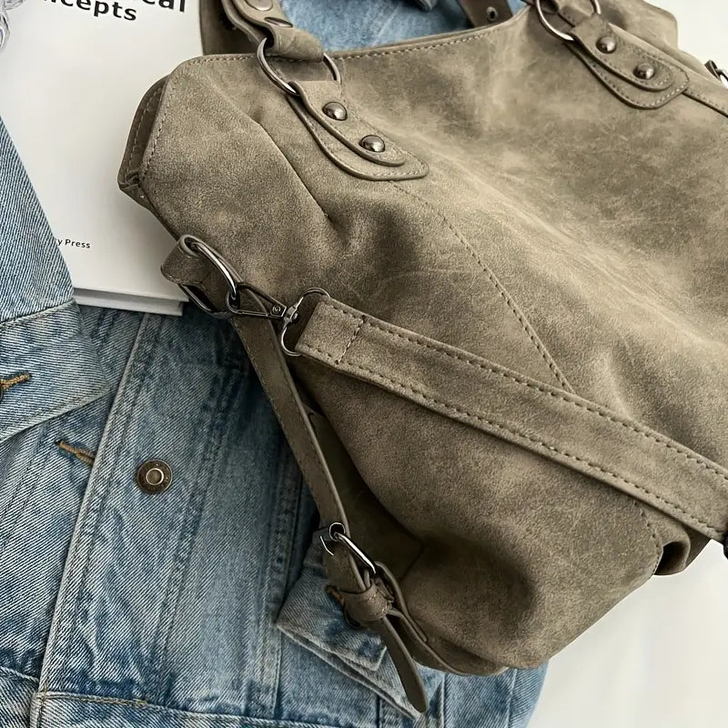 Velvet Voyage Vegan Süet Stil Çanta