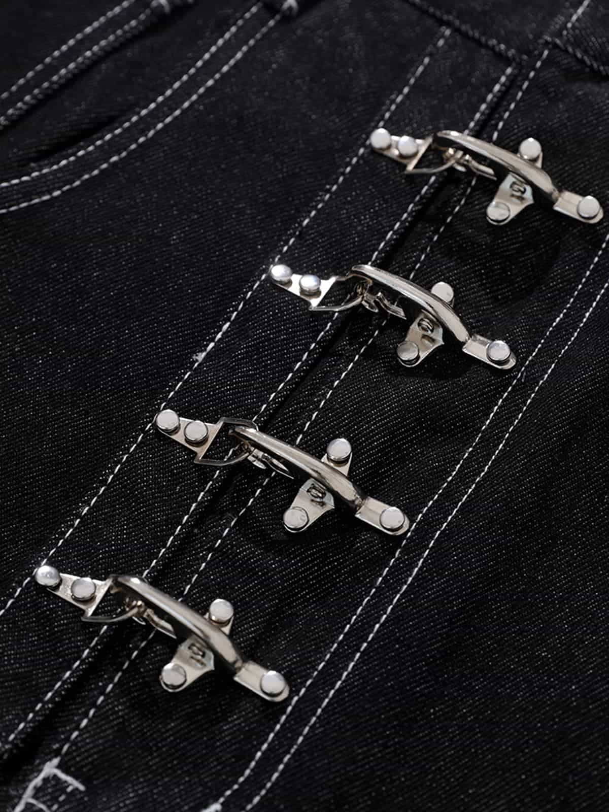 Vintage Kontrast Dikişli Jean | Hançer Paça