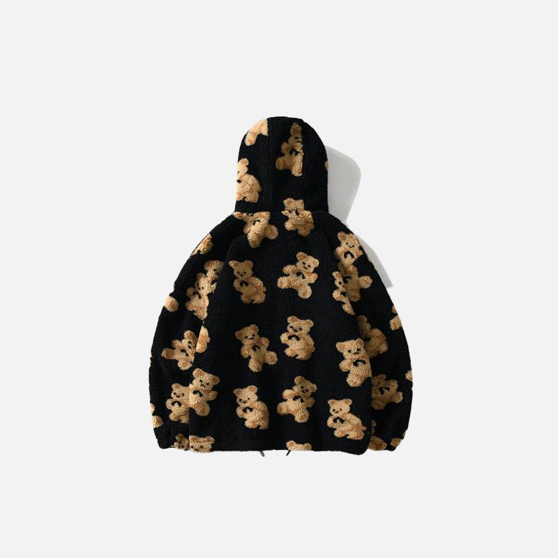 Teddy Bear Bulanık Hoodie