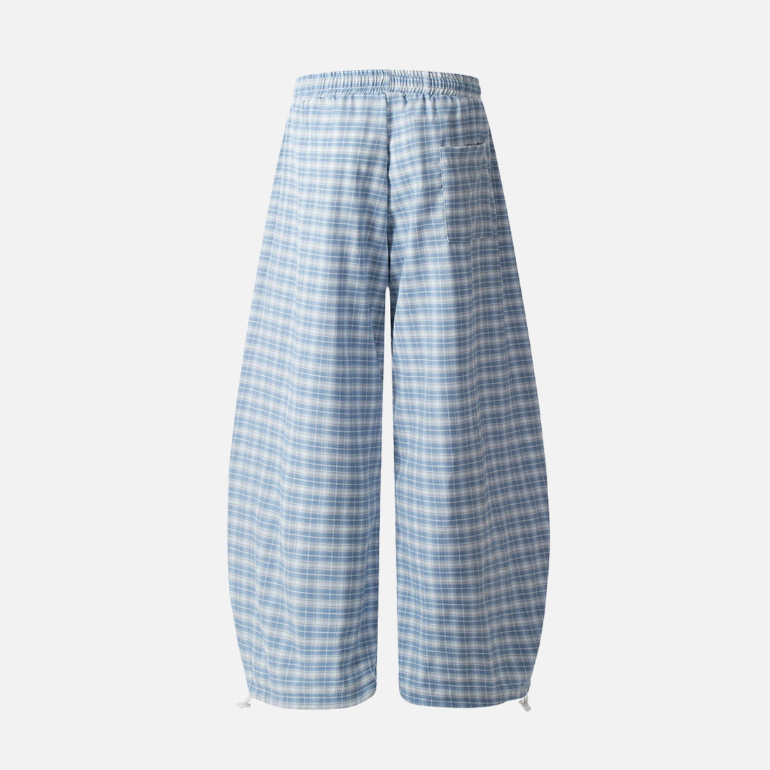 UrbanLaws Ekose Desenli Slouchy Slant Baggy Pantolon