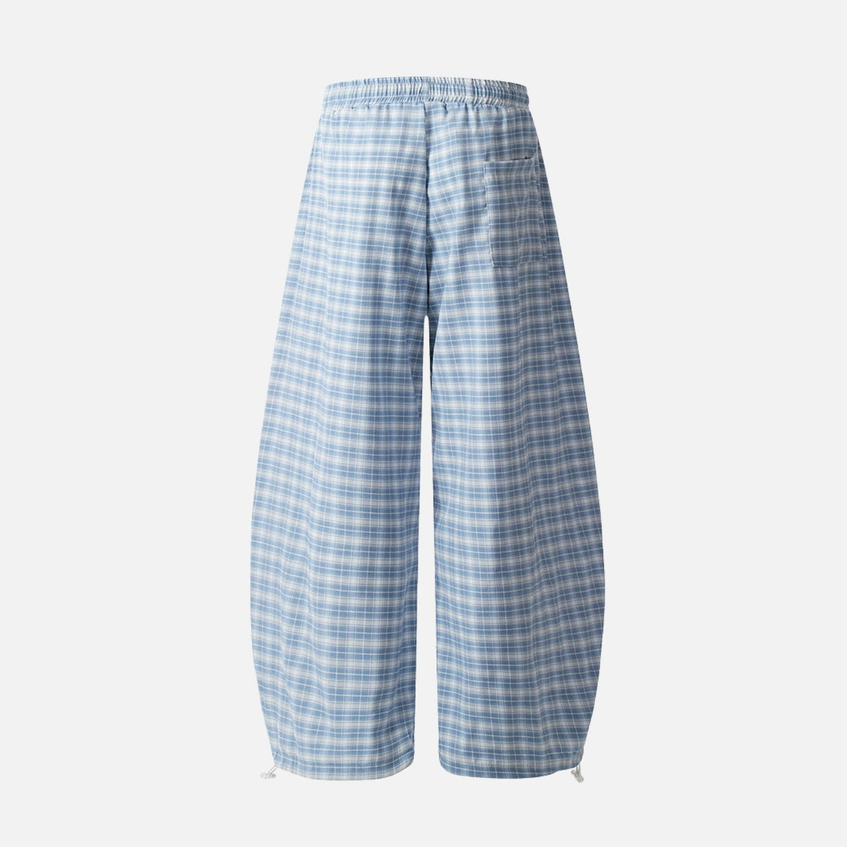UrbanLaws Ekose Desenli Slouchy Slant Baggy Pantolon