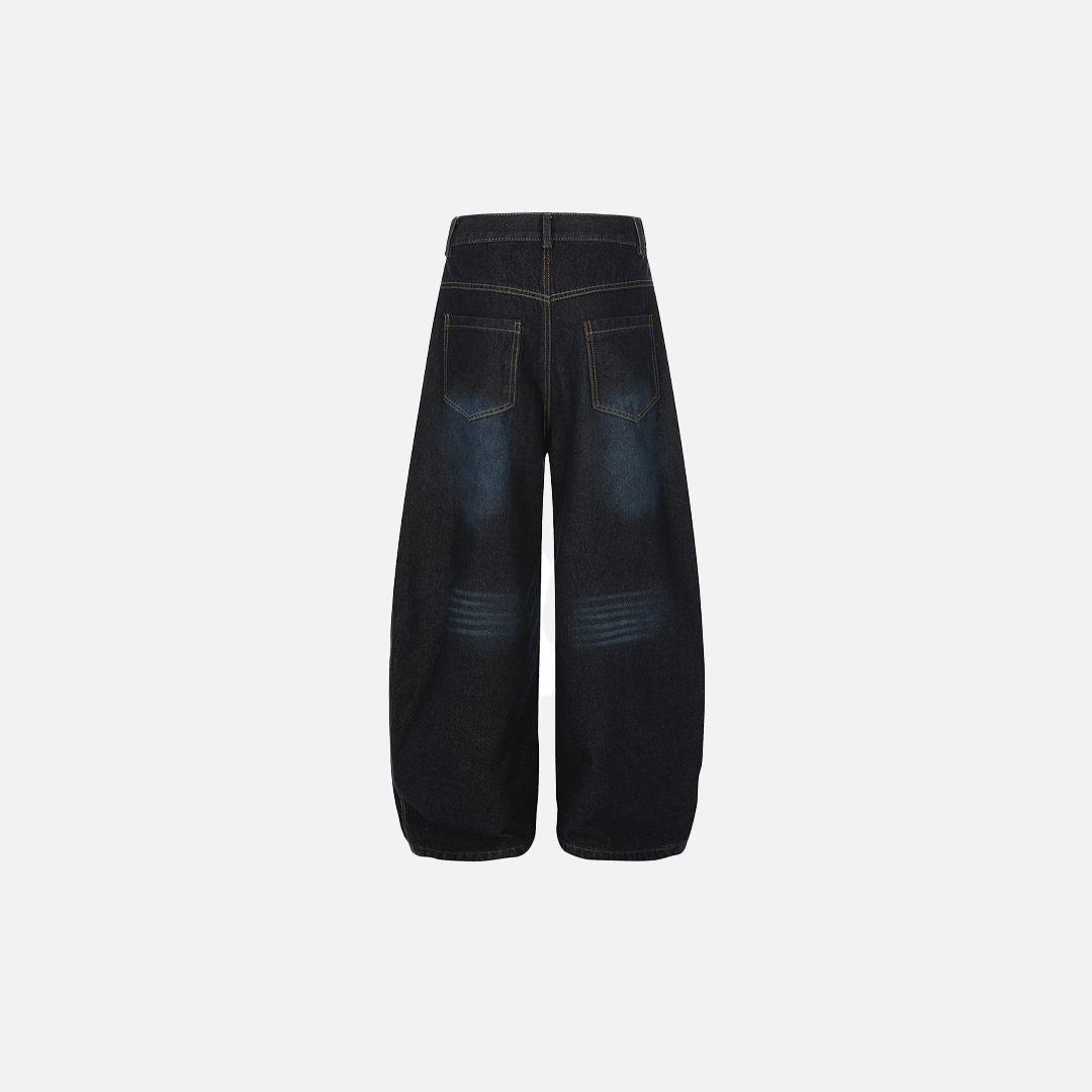 UrbanLaws Stylish Loose Fit Denim Jeans – Knife Detaylı