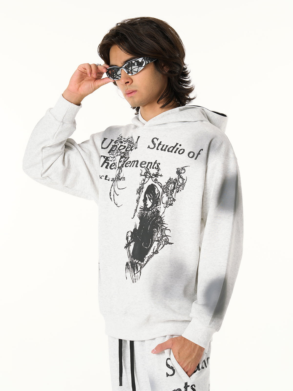 Limited Edition Graphic Hooded Ceket