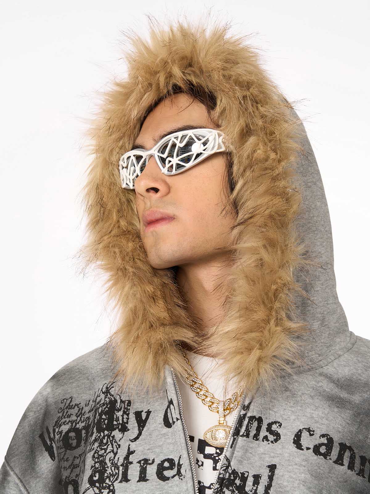 Limited Edition Graphic Hooded Ceket