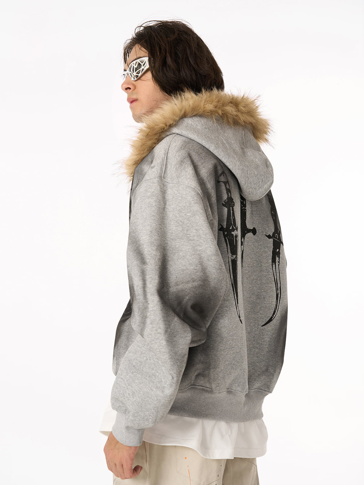 Limited Edition Graphic Hooded Ceket