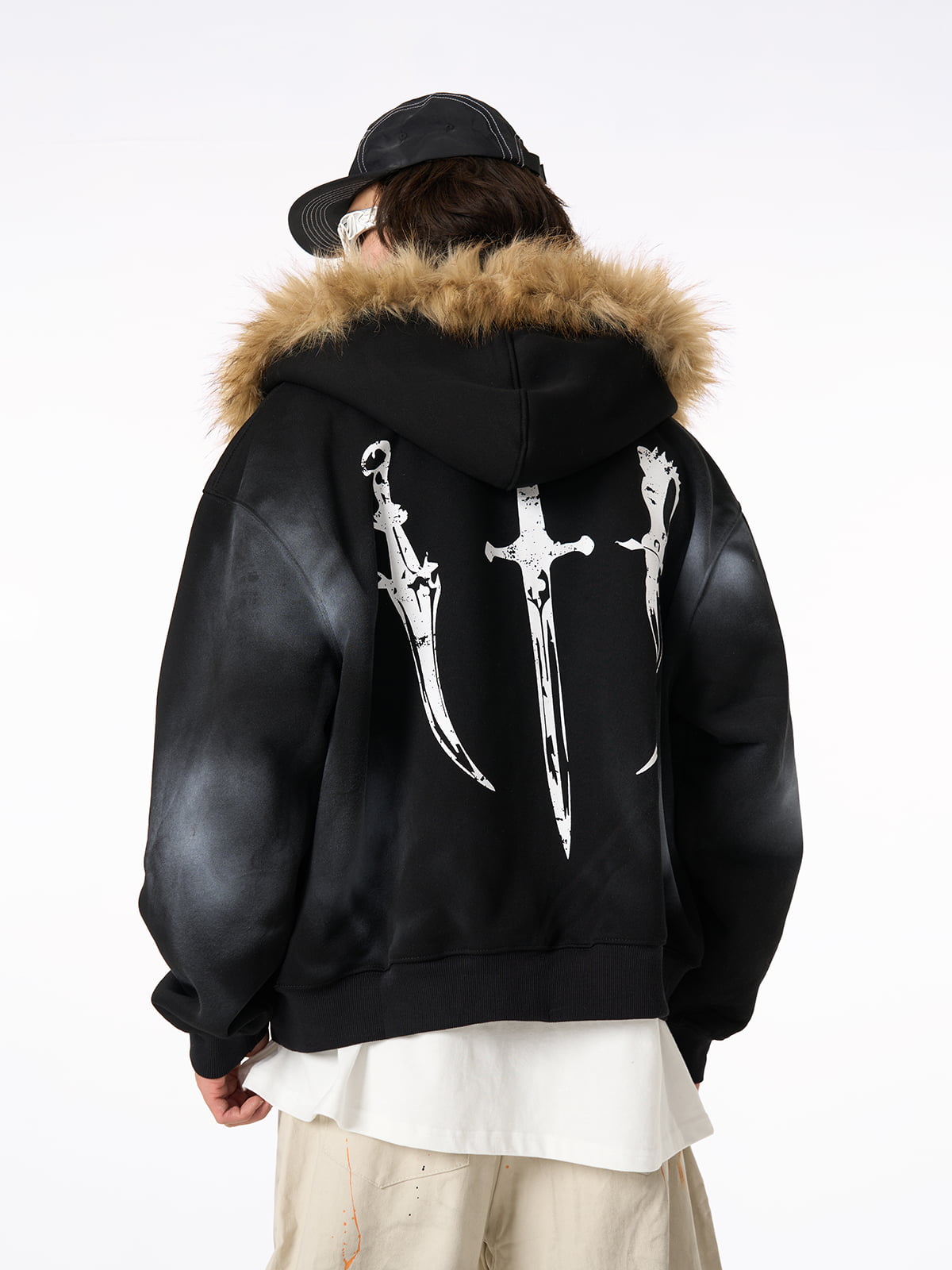 Limited Edition Graphic Hooded Ceket