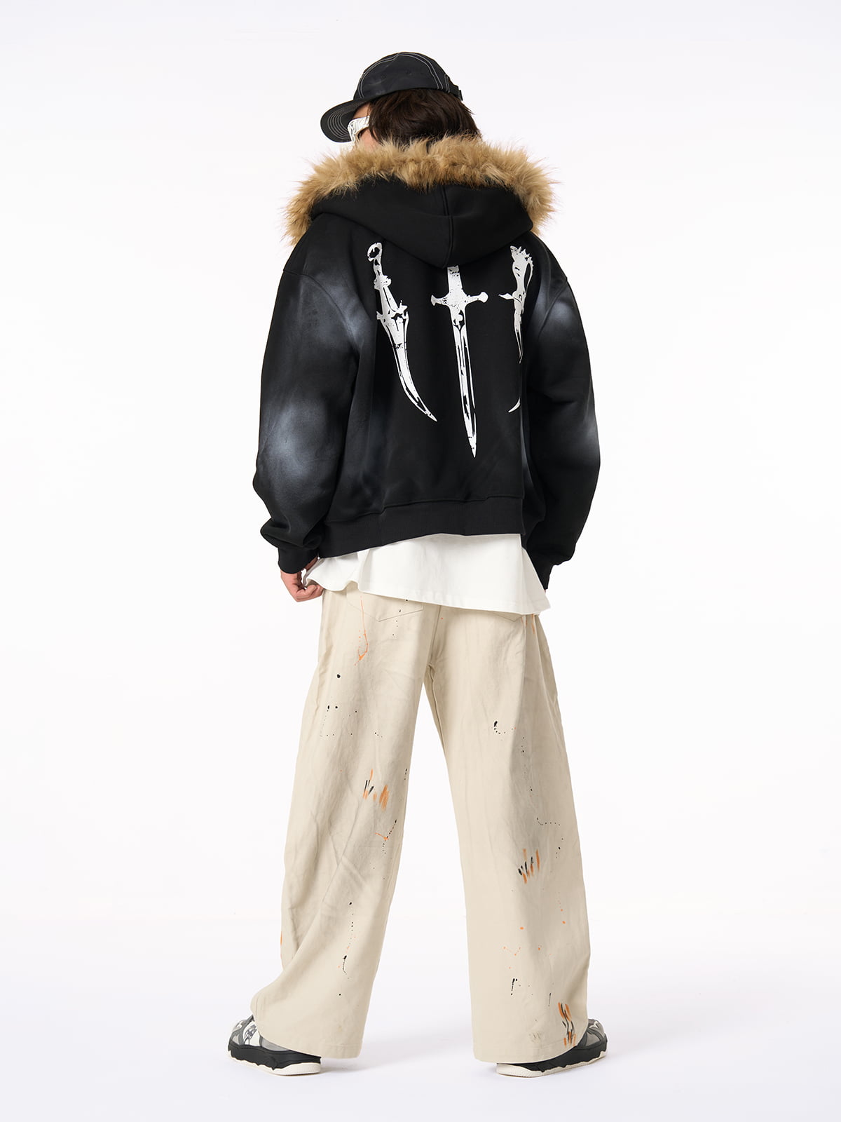 Limited Edition Graphic Hooded Ceket