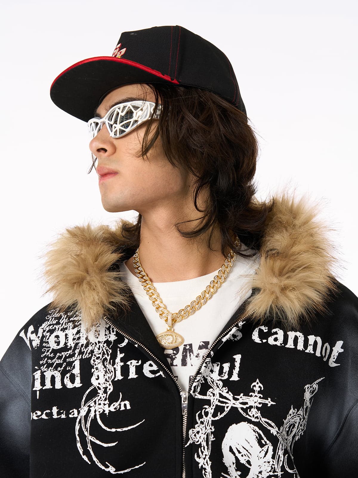 Limited Edition Graphic Hooded Ceket
