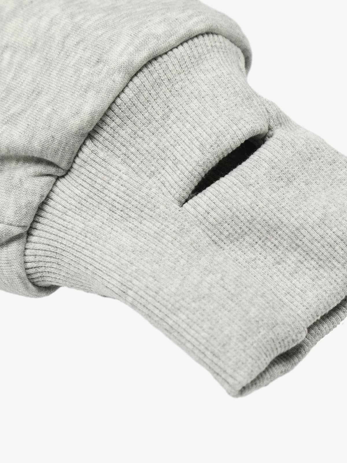 Retro Kürklü Yaka Fleece Hoodie | Fermuarlı