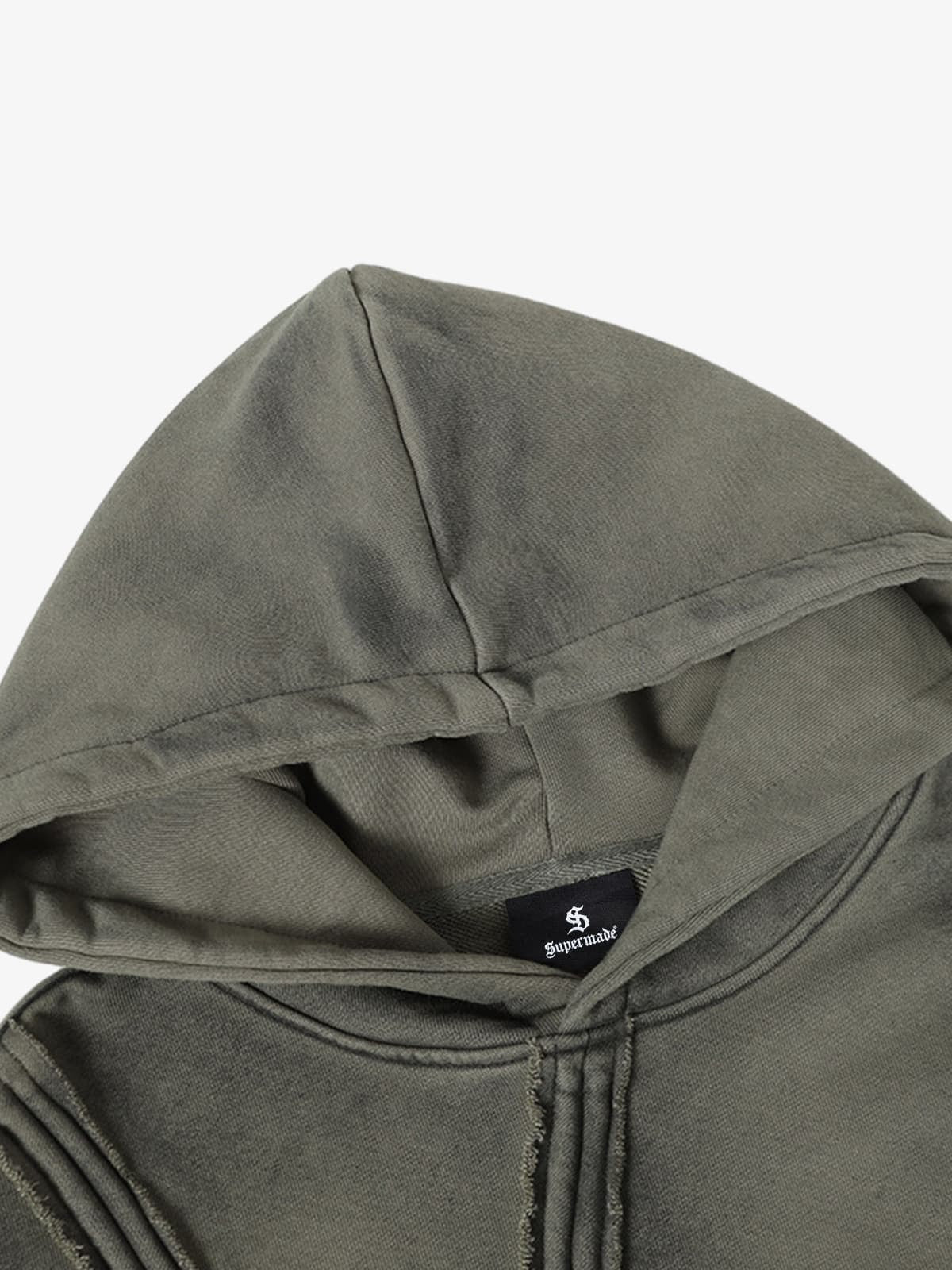 Retro Yıkamalı Hoodie | Tasarımsal Kesim