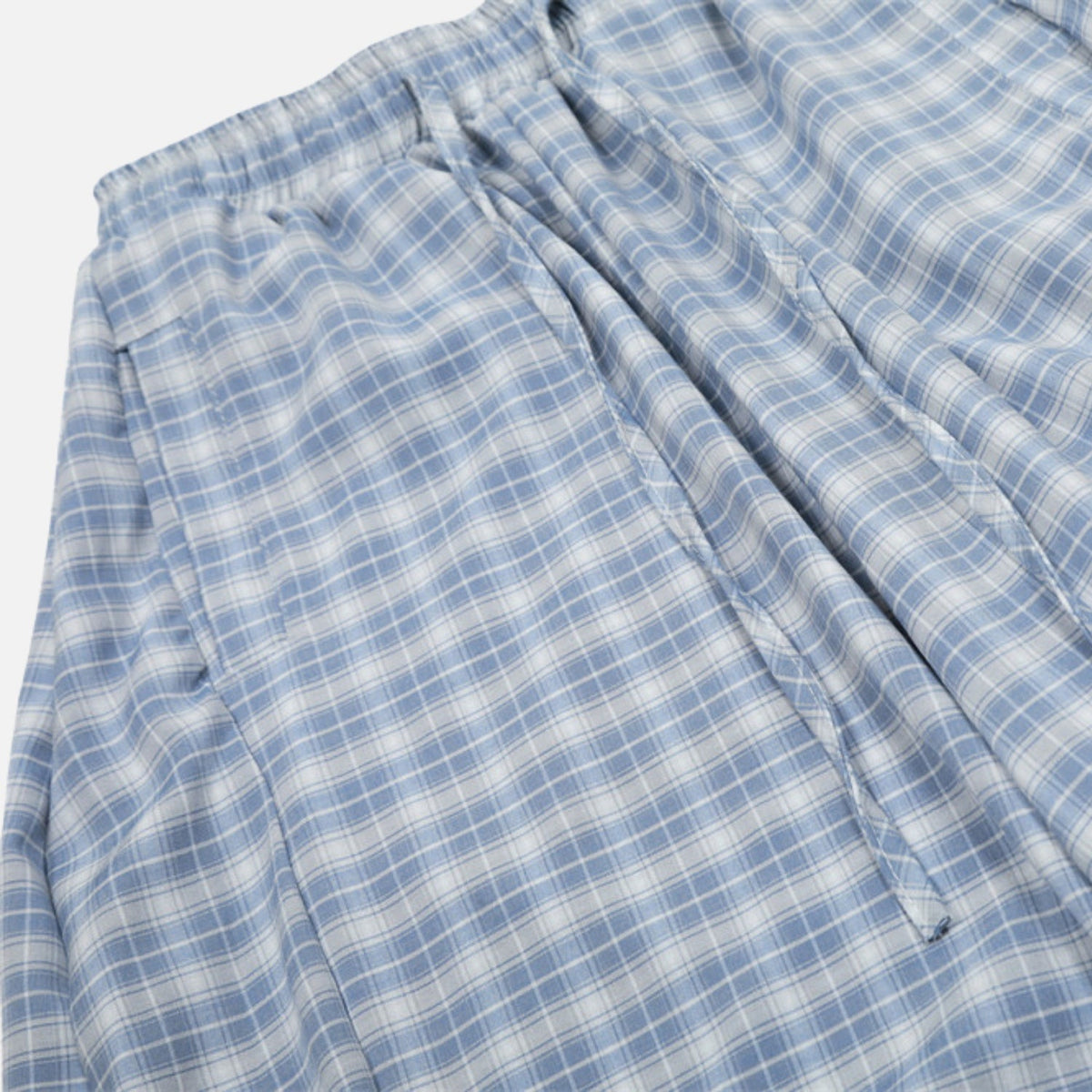 UrbanLaws Ekose Desenli Slouchy Slant Baggy Pantolon