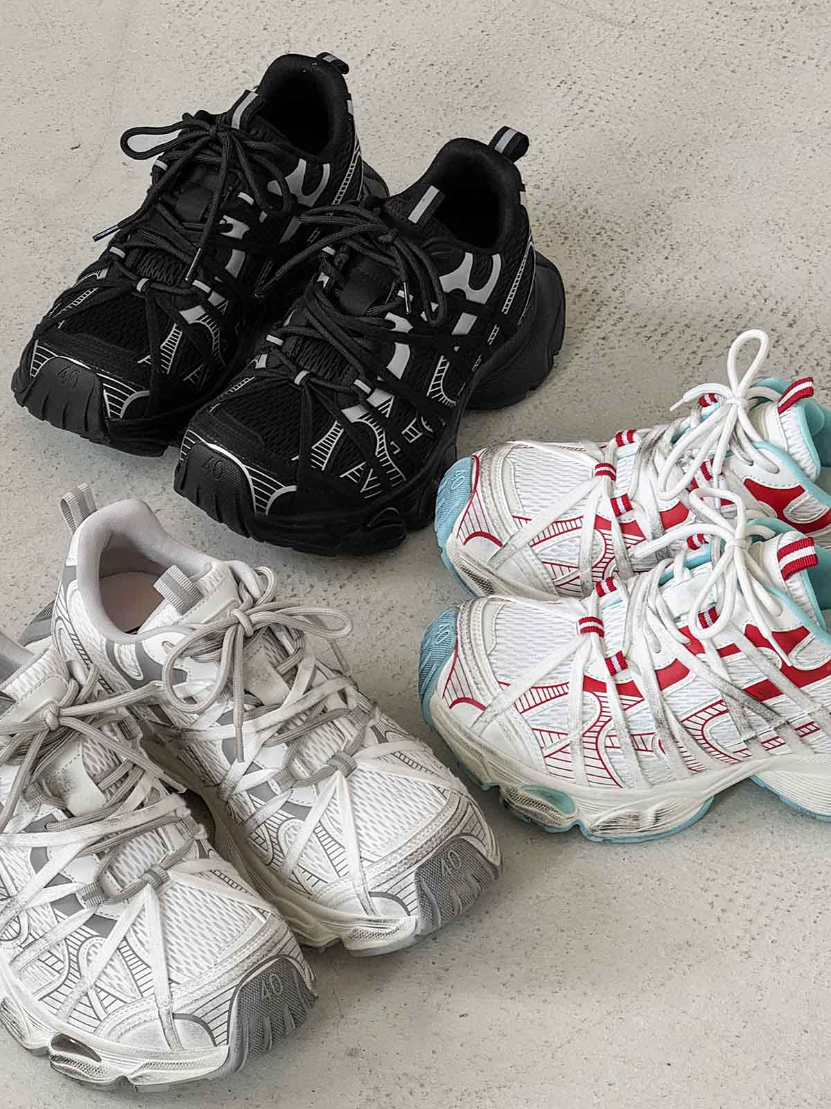 UrbanLaws Sokak Modası Lace-Up Dirty Style Chunky Spor Ayakkabı