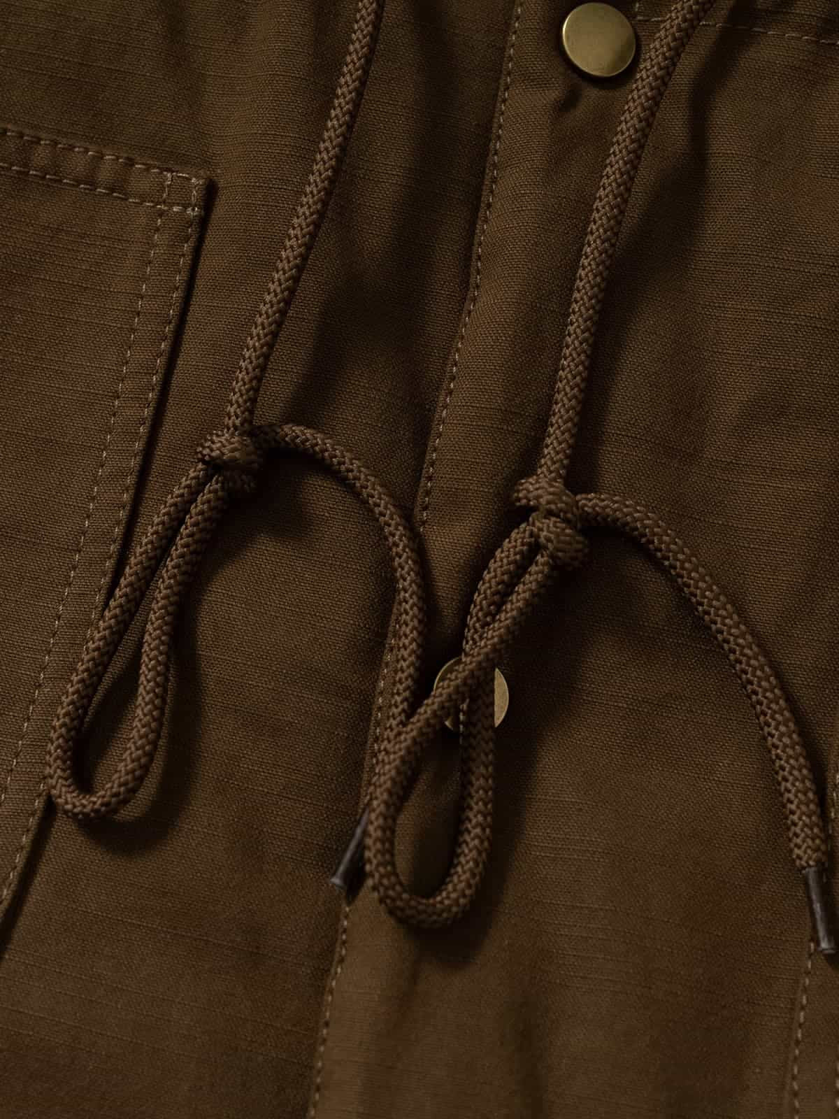 Vintage Parka | Detaylı Kuzu Fleece