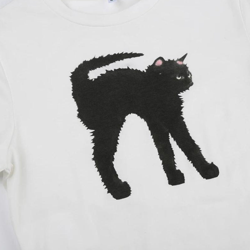 Black Cat Crop