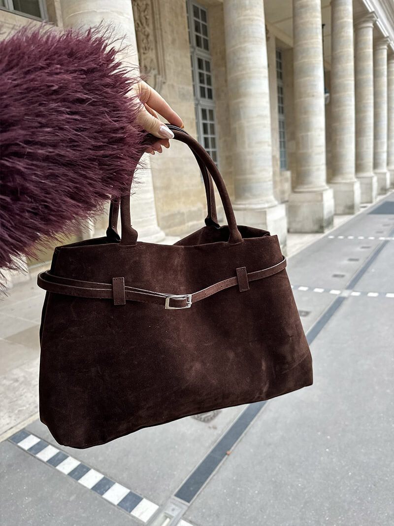 UrbanLaws Comelia Premium Süet Dokulu Çanta