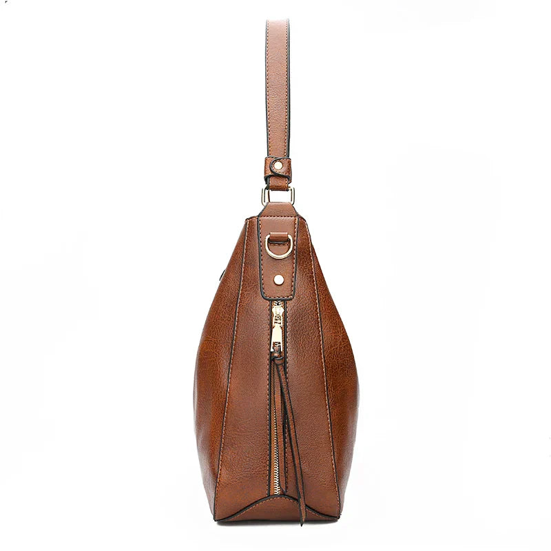 Vivara Çift Bölmeli Vintage Omuz Çanta