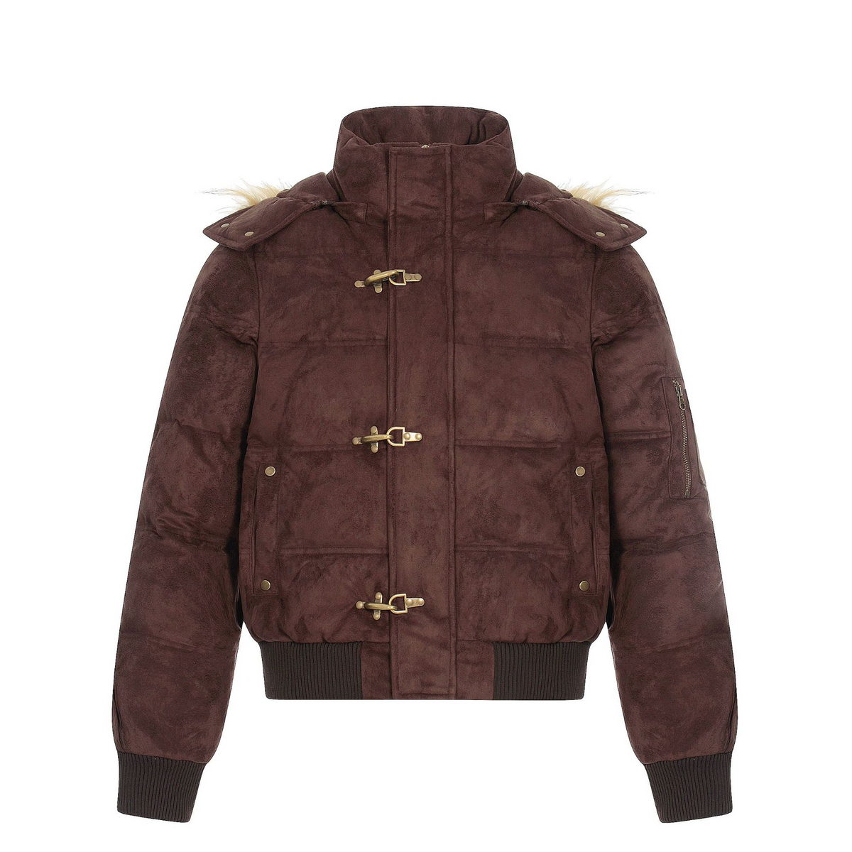 UrbanLaws Premium Tokalı Süet Mont