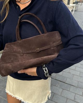 UrbanLaws Comelia Premium Süet Dokulu Çanta
