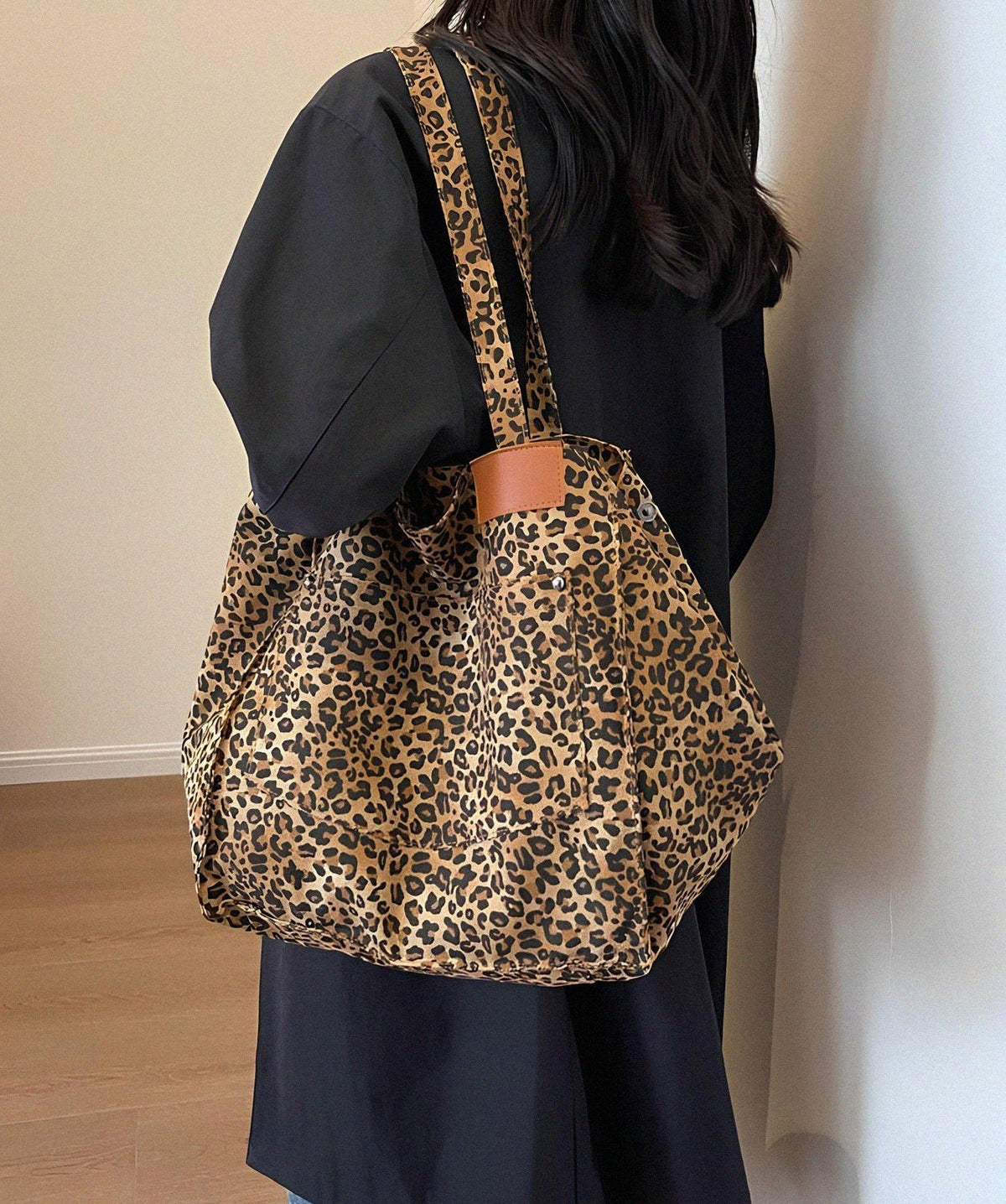 Savanna Luxe Leopar Desenli Çanta