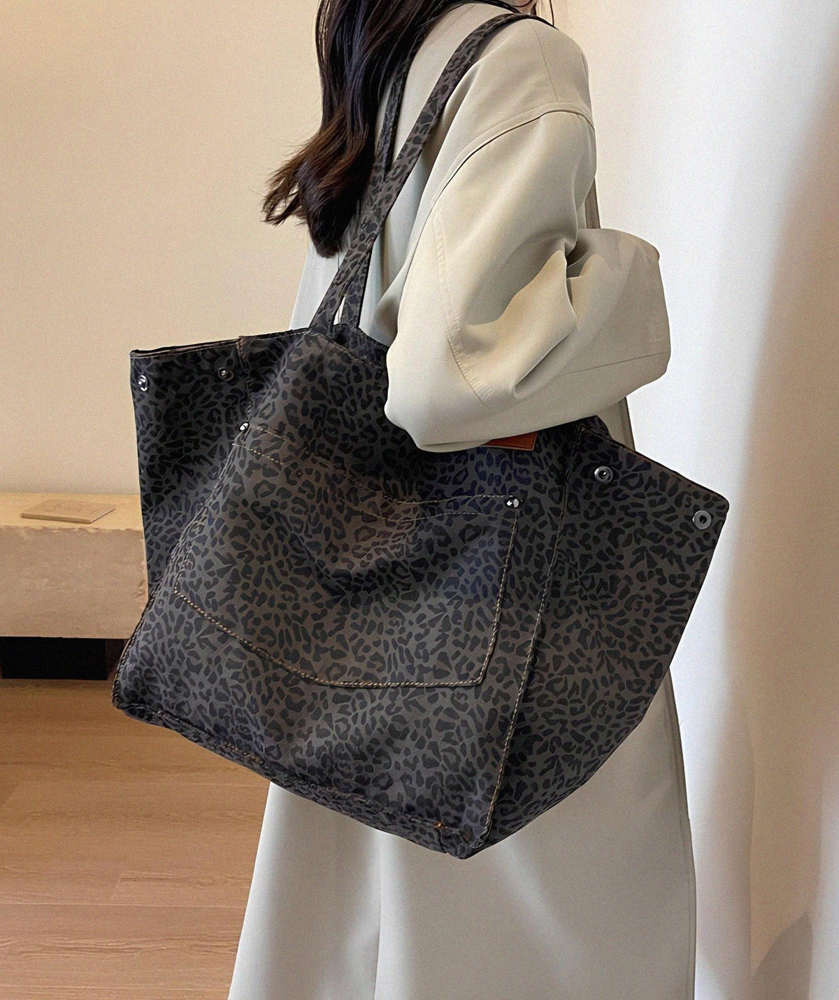Savanna Luxe Leopar Desenli Çanta