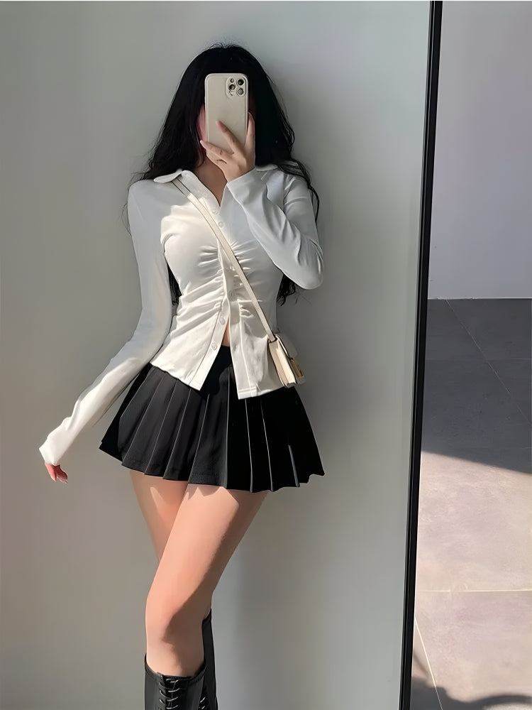 UrbanLaws Pileli Tenis Mini Etek