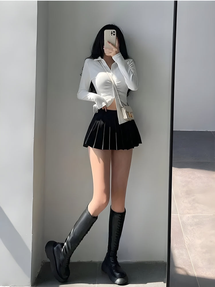 UrbanLaws Pileli Tenis Mini Etek