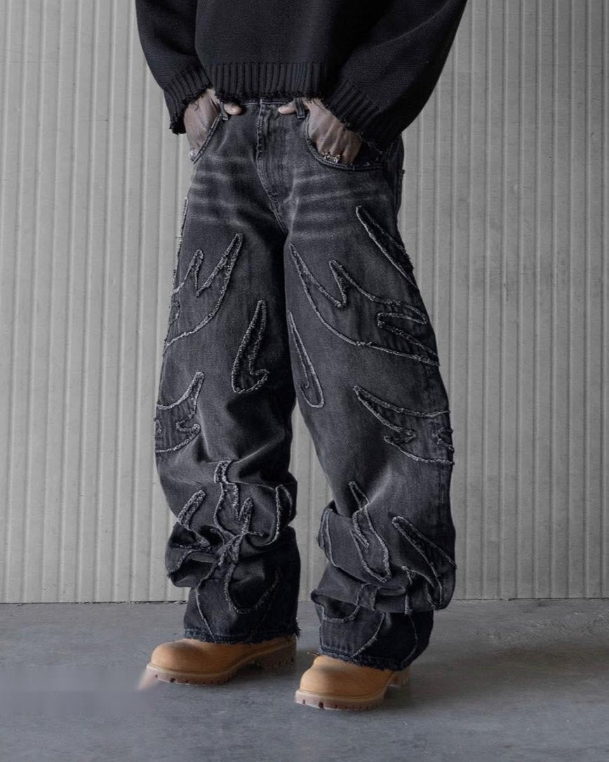 Baggy Aesthetic Retro Jeans