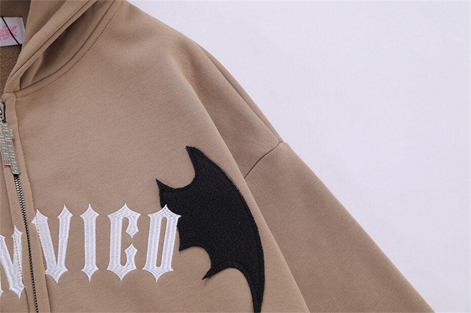 Bat Wings "Hew Vigo" Fermuarlı Hoodie