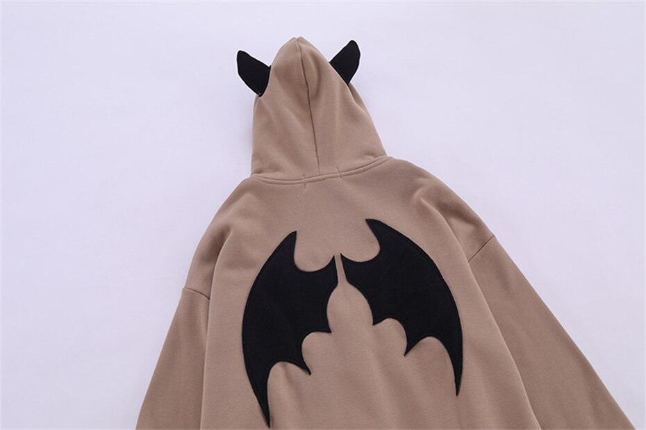 Bat Wings "Hew Vigo" Fermuarlı Hoodie