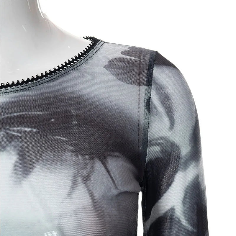 SPECTRAL CHIC ILLUSION CROP TOP