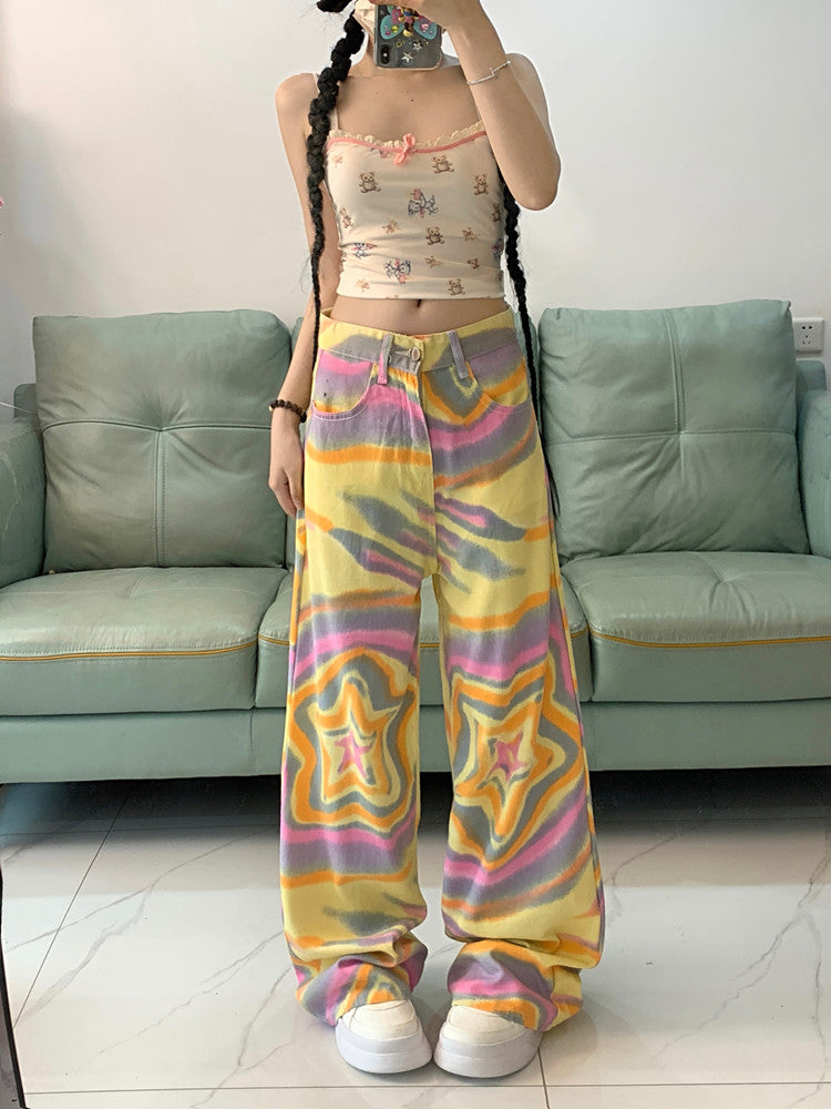 Retro Streetwear Hip Hop Pantolon