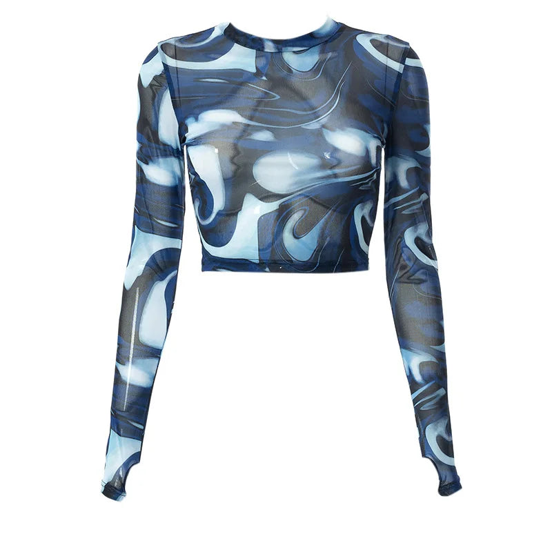 MARBLE MYSTIQUE CROP TOP