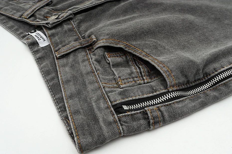 SIDE STRIPE DENIM UNISEX ŞORT