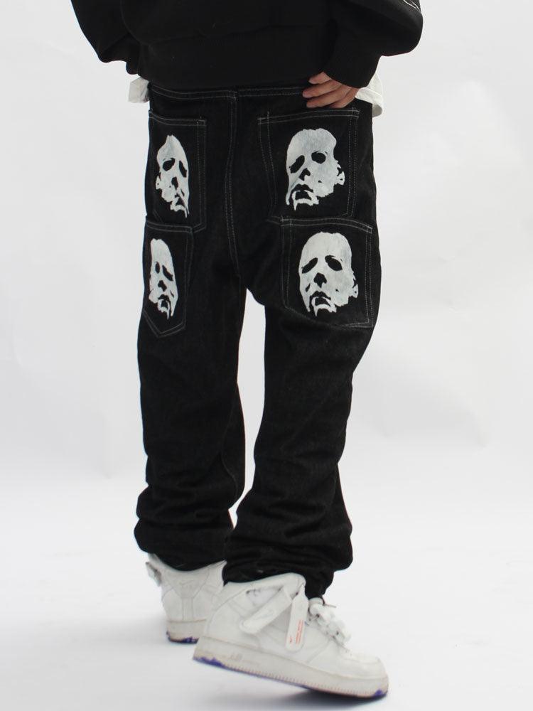 Gotik Vampir Kot Pantolon