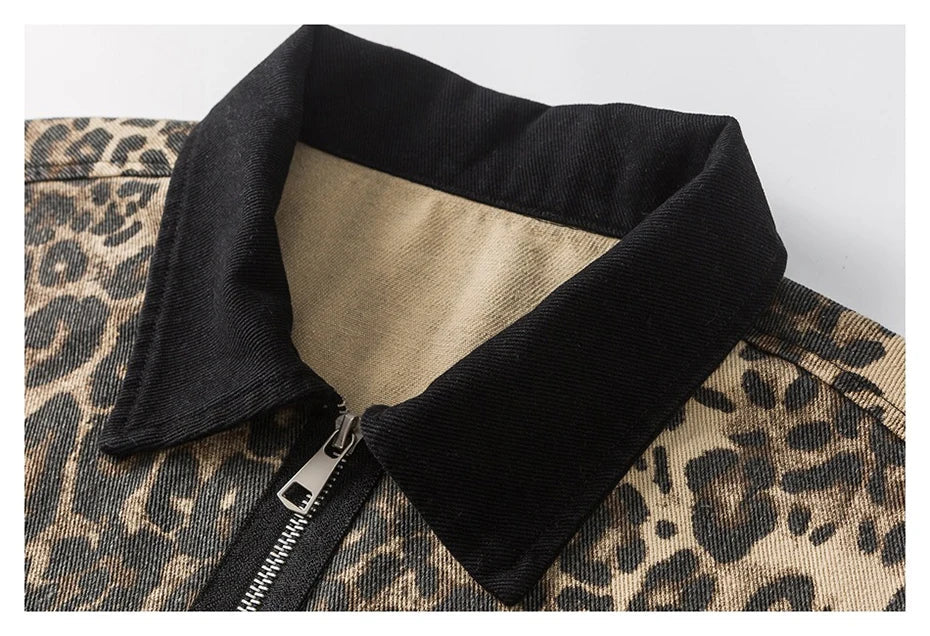 Fierce Pattern Leopard Jacket