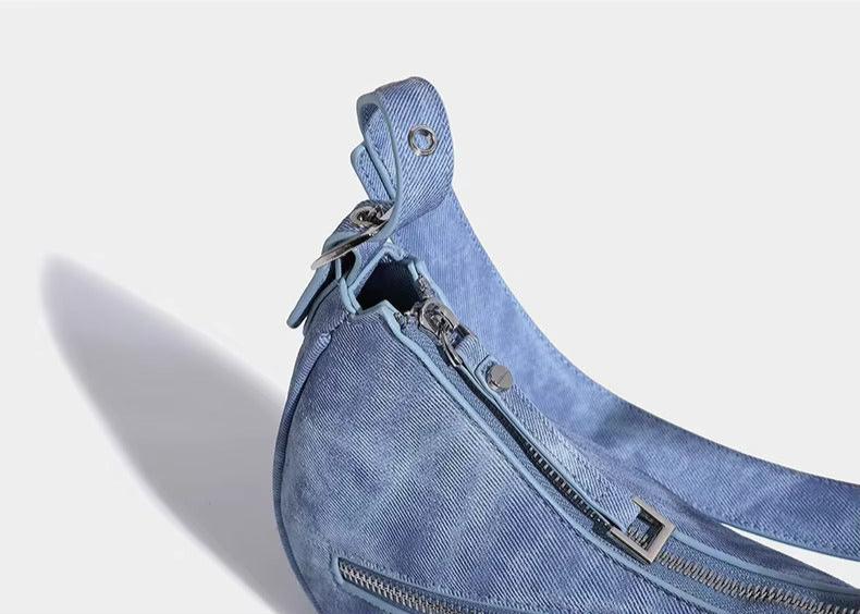 LunaEdge Tokalı Yarım Ay Hobo Çanta