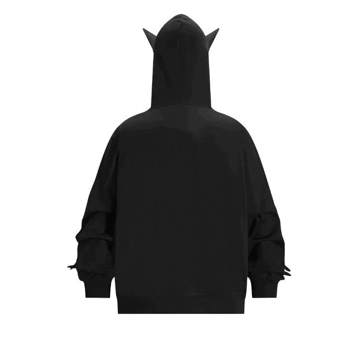 Tam Fermuarlı Hoodie Üst Batman