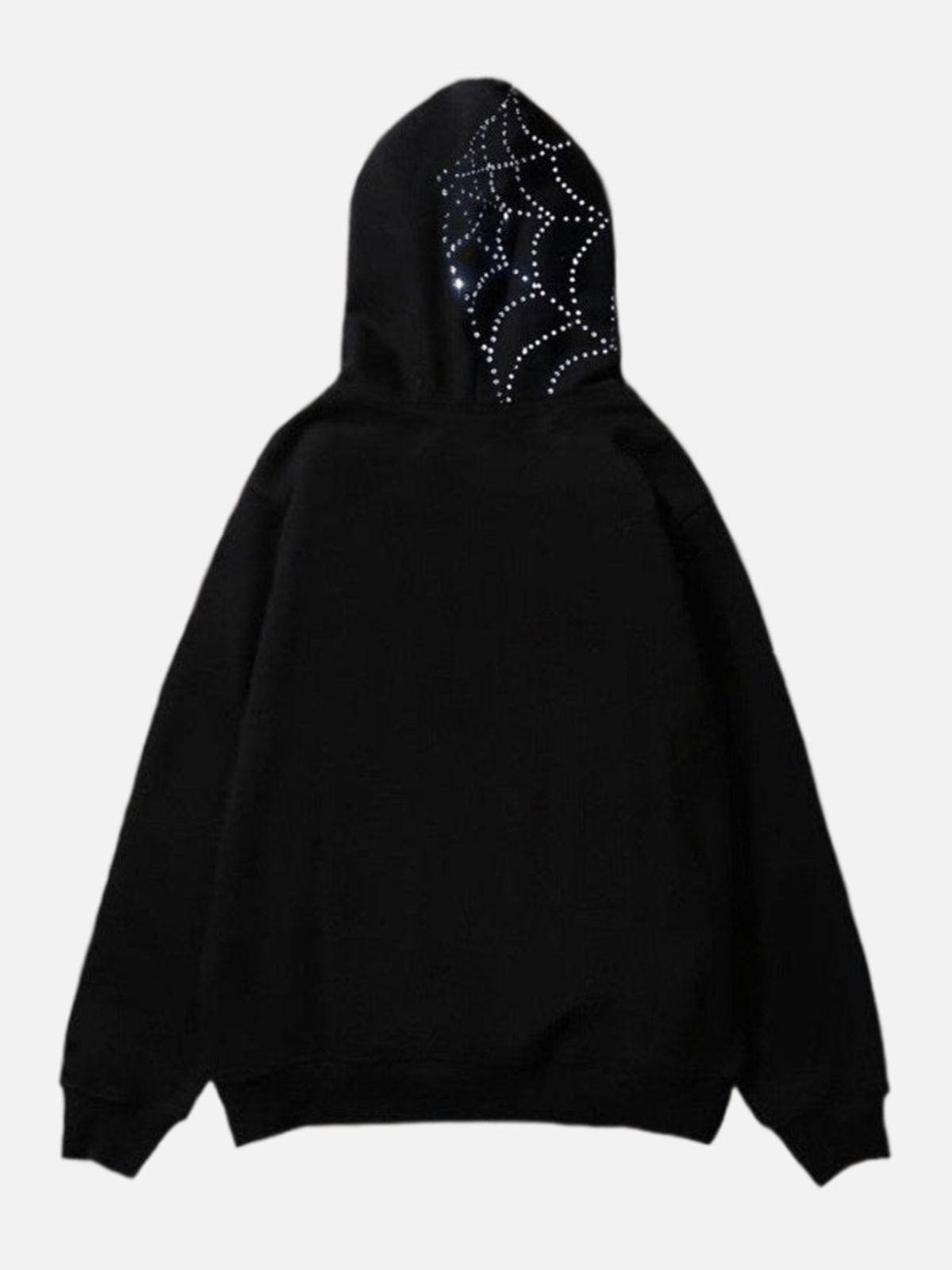 'Vamped' Fermuarlı Hoodie