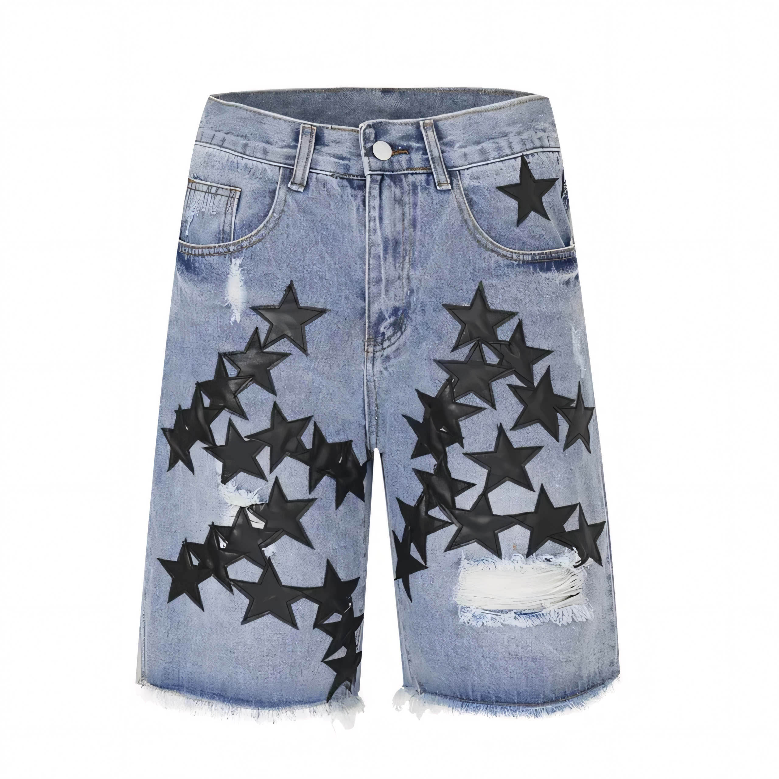 STAR PATCHWORK UNISEX ŞORT