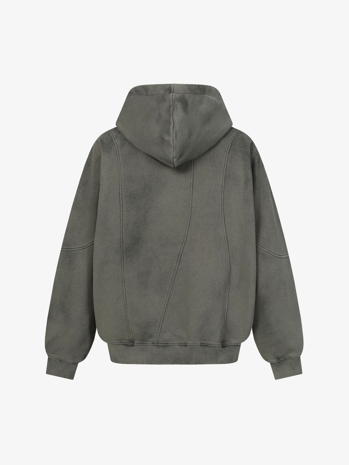 Retro Yıkamalı Hoodie | Tasarımsal Kesim