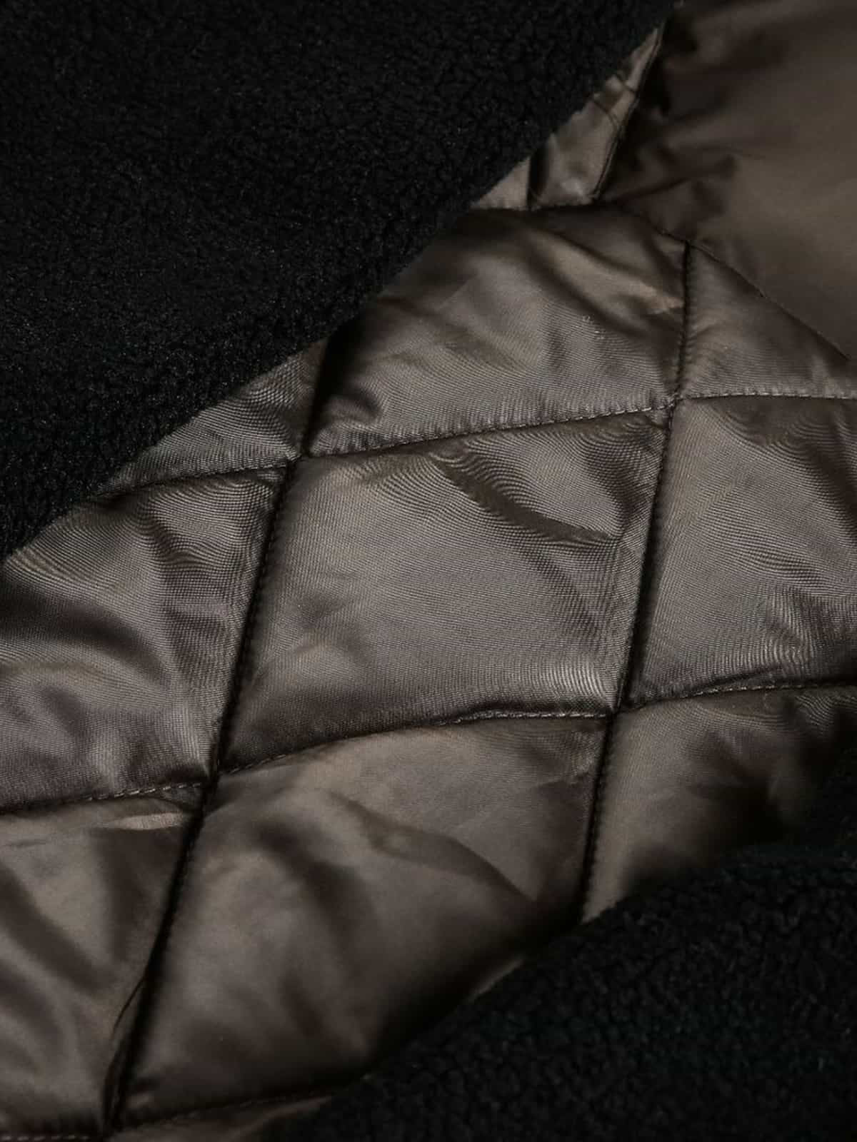 Vintage Fleece Yaka Bomber | Büzgülü Şişme