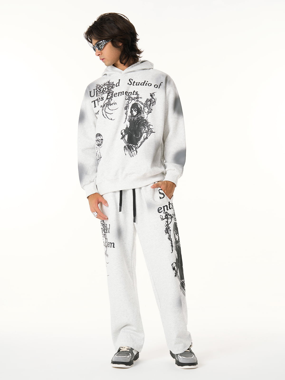 Limited Edition Graphic Hooded Ceket