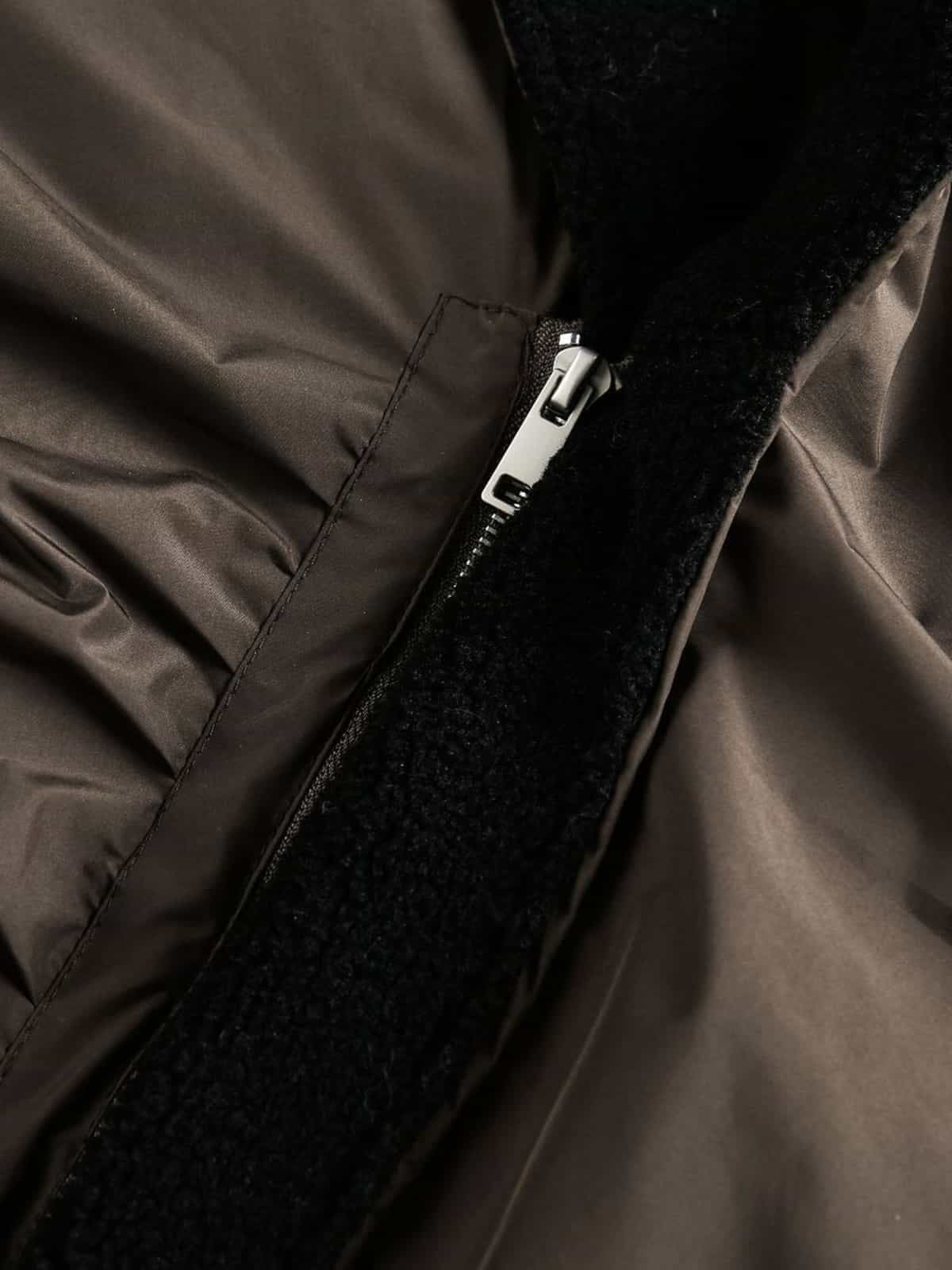 Vintage Fleece Yaka Bomber | Büzgülü Şişme