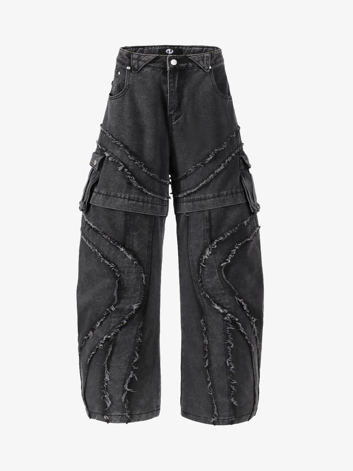 Retro Patchwork Jean | Püsküllü Kenar